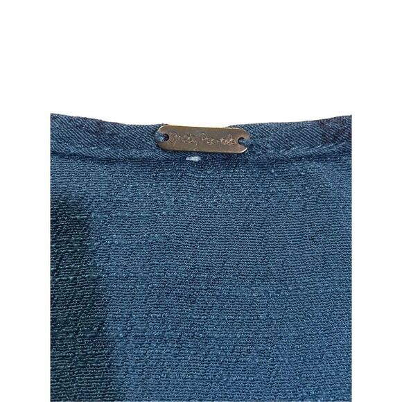 Free People Look Through Keyhole Crinkle Tank in Indigo sz small - Picture 6 of 8